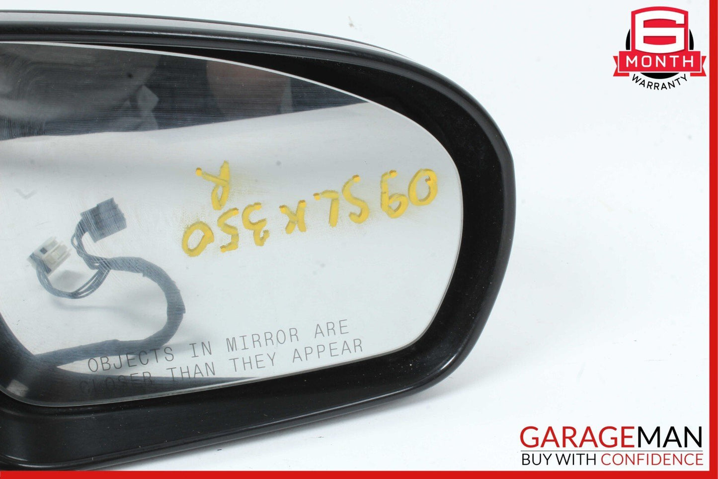 09-11 Mercedes R171 SLK350 Front Right Side Mirror Door Rear View Black OEM