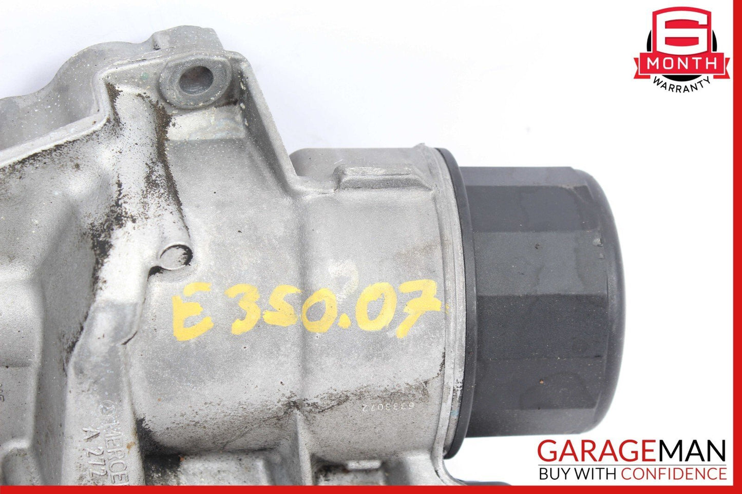 05-13 Mercedes S350 CLK350 E350 Engine Oil Filter Cooler Housing 2721800210
