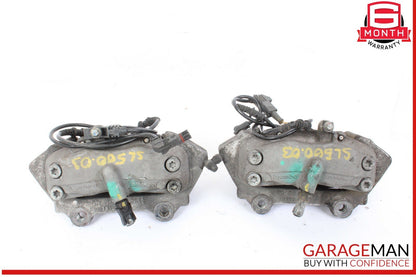 03-06 Mercedes R230 SL500 Front Left & Right Brake Calipers Caliper Set of 2 Pc