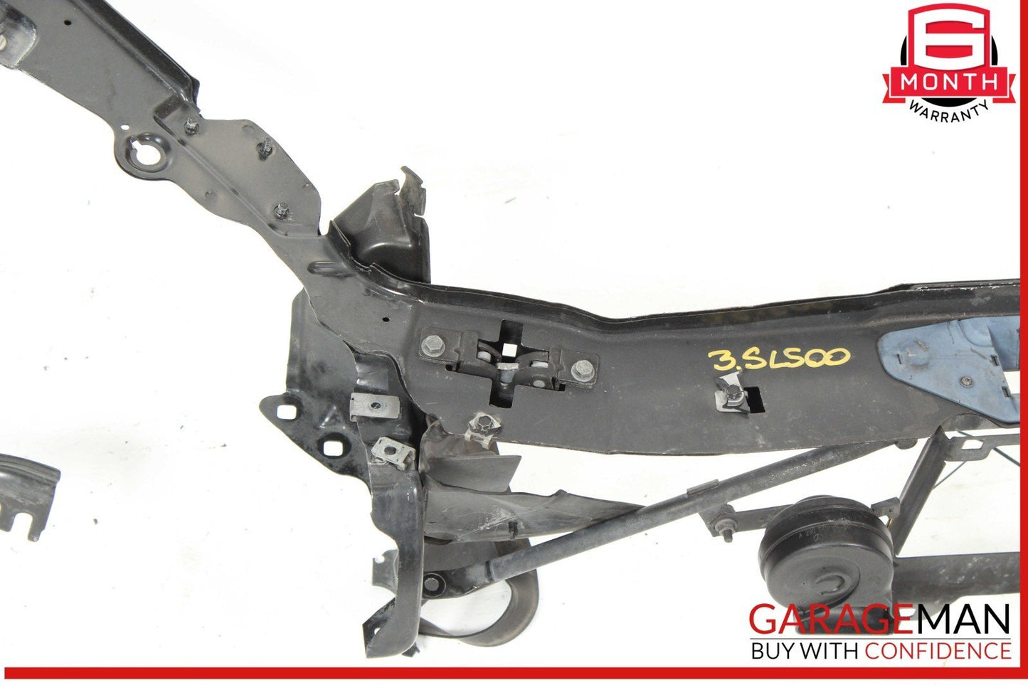 03-08 Mercedes R230 SL500 SL55 AMG Upper Radiator Core Support Headlight Bracket