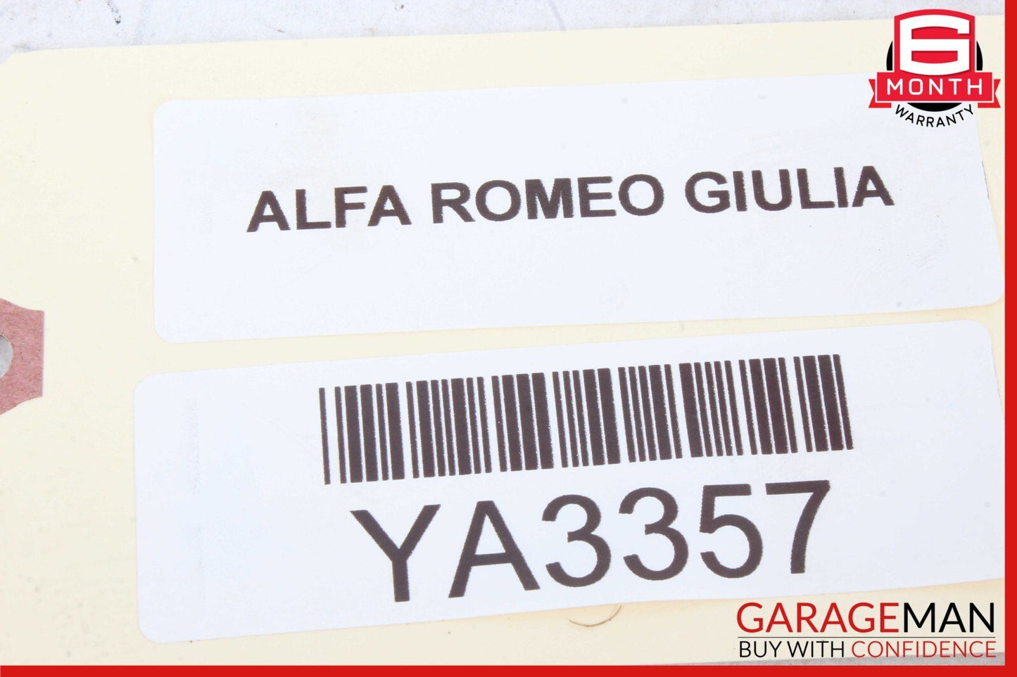 17-19 Alfa Romeo Giulia Front Right Inner Fender Foam Sound Insulation Cover OEM