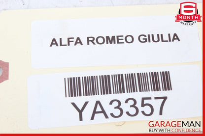17-19 Alfa Romeo Giulia Front Right Inner Fender Foam Sound Insulation Cover OEM