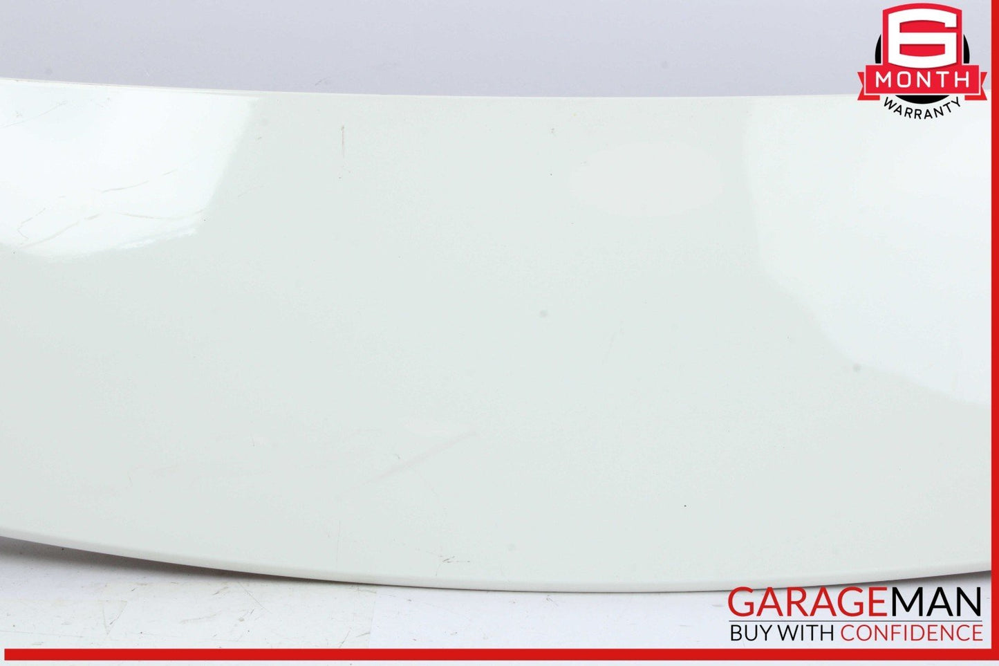 13-14 Mercedes X166 GL450 GL550 Trunk Lid Molding Trim Spoiler Wing White OEM
