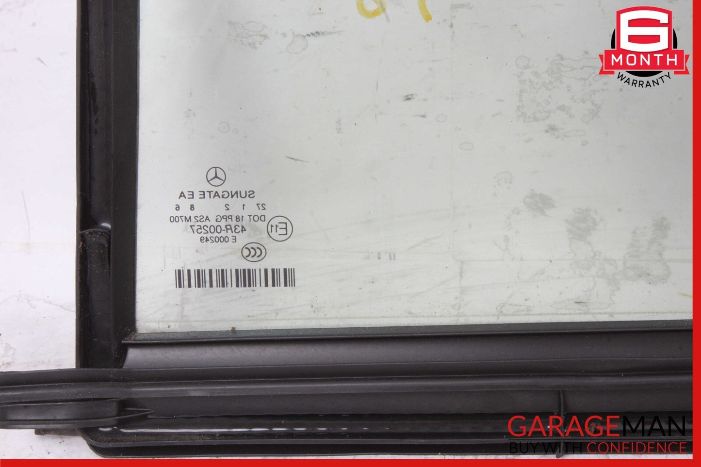 07-13 Mercedes W221 S550 S350 Rear Right Side Door Quarter Window Auto Glass OEM
