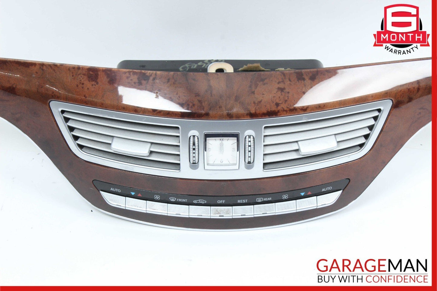 07-14 Mercedes W221 S550 Center Dash Heater Switch Control Panel Assembly OEM