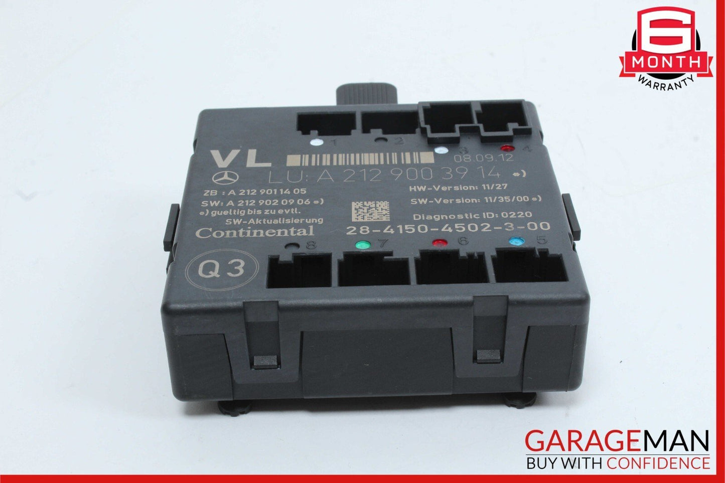 08-18 Mercedes C250 E400 E350 SLK250 Front Left Side Door Control Module Unit