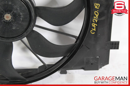 12-20 Mercedes X156 GLA250 SLK250 Engine Radiator Cooling Fan Motor Shroud Assy