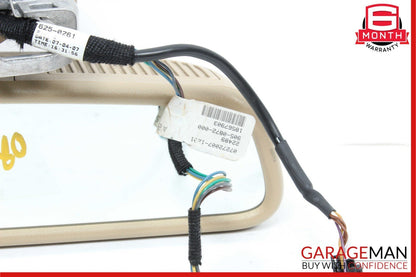 07-09 Mercedes W221 S550 S65 AMG Top Upper Rear View Mirror Brown 2218110007 OEM