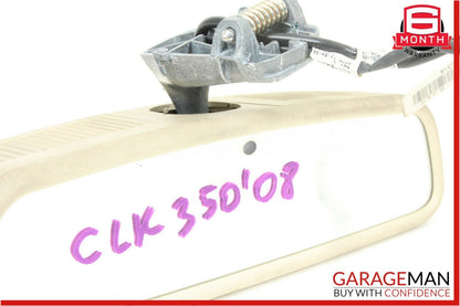 07-09 Mercedes W209 CLK350 CLK550 CLK63 AMG Interior Rear View Mirror Beige OEM