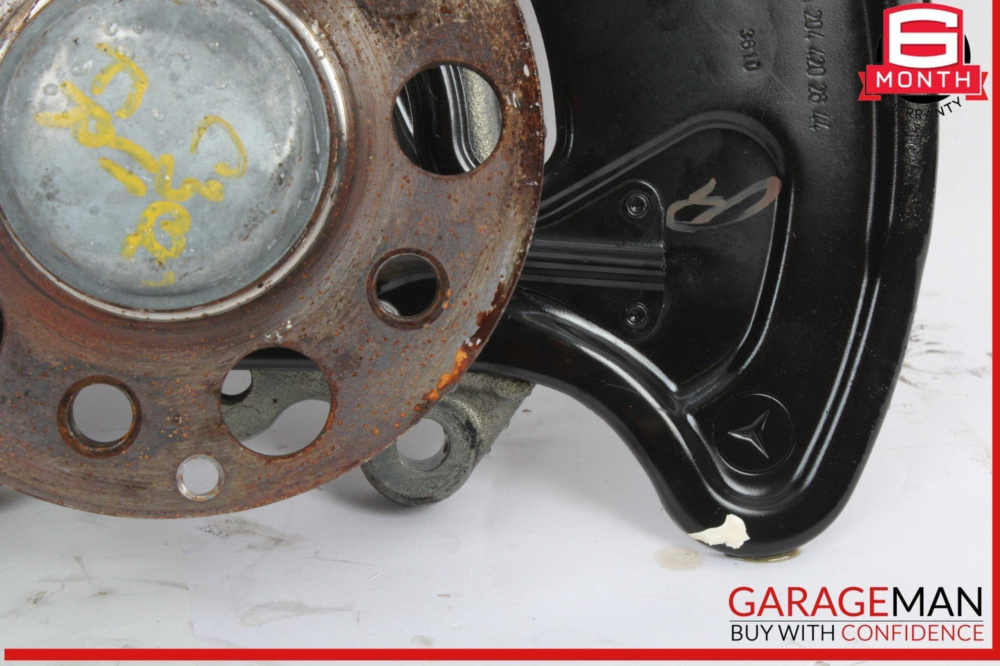 08-20 Mercedes W204 C300 Front Right Side Spindle Knuckle Wheel Hub Bearing OEM