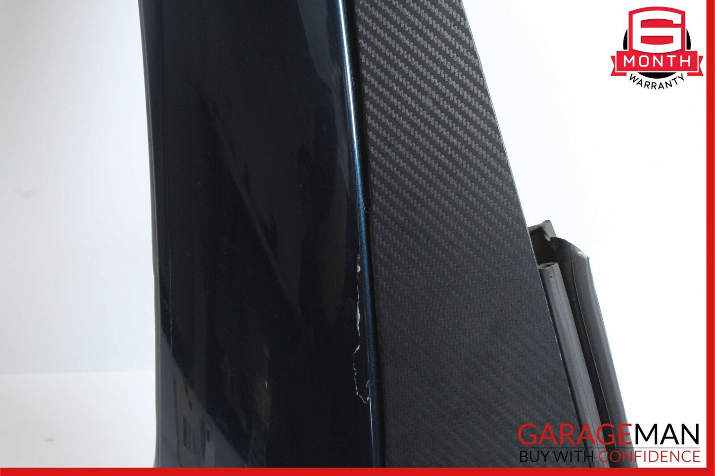 05-11 Mercedes R171 SLK350 Rear Left Side Window Roof C Pillar Panel Blue