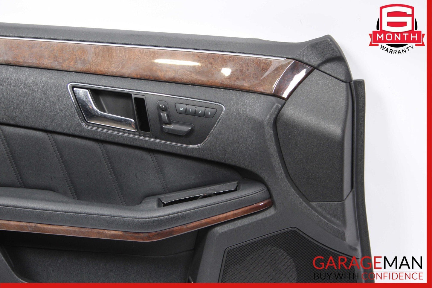 10-13 Mercedes W212 E350 E550 Front Left Side Interior Door Trim Panel Black