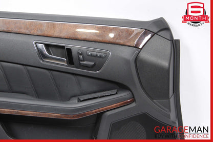 10-13 Mercedes W212 E350 E550 Front Left Side Interior Door Trim Panel Black