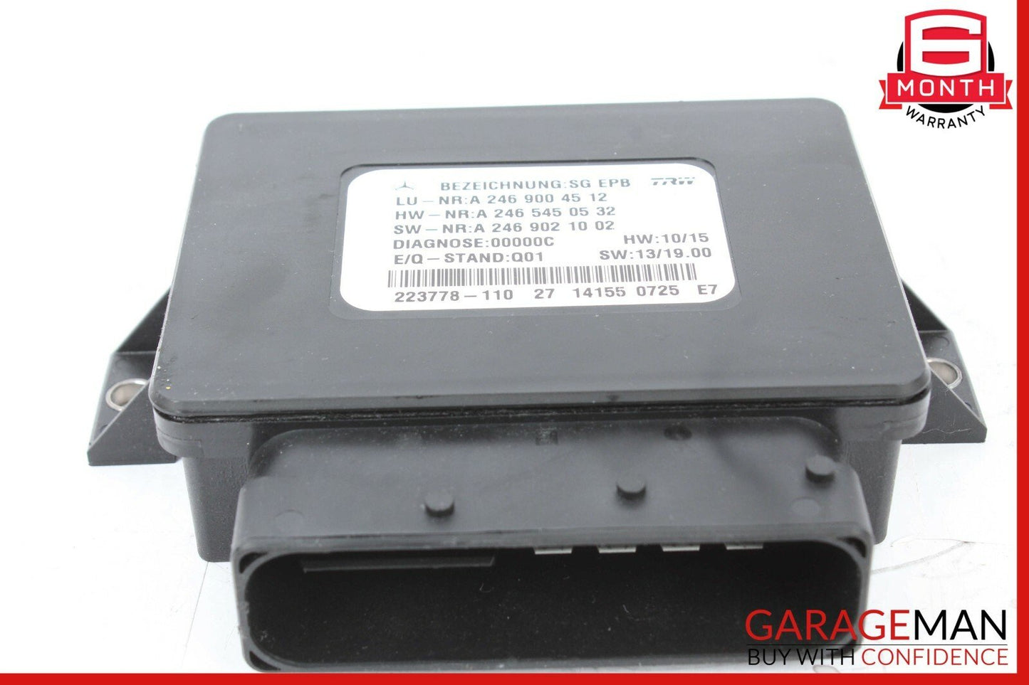 12-16 Mercedes R172 SLK350 SLK250 Hand Parking Brake Control Module Unit OEM
