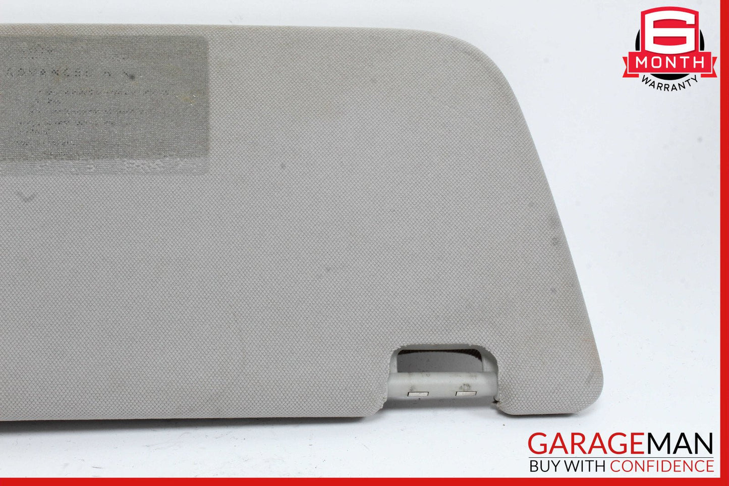 07-14 Mercedes CL550 S550 Front Left Sun Visor Sunvisor Shade Cover Suede Gray