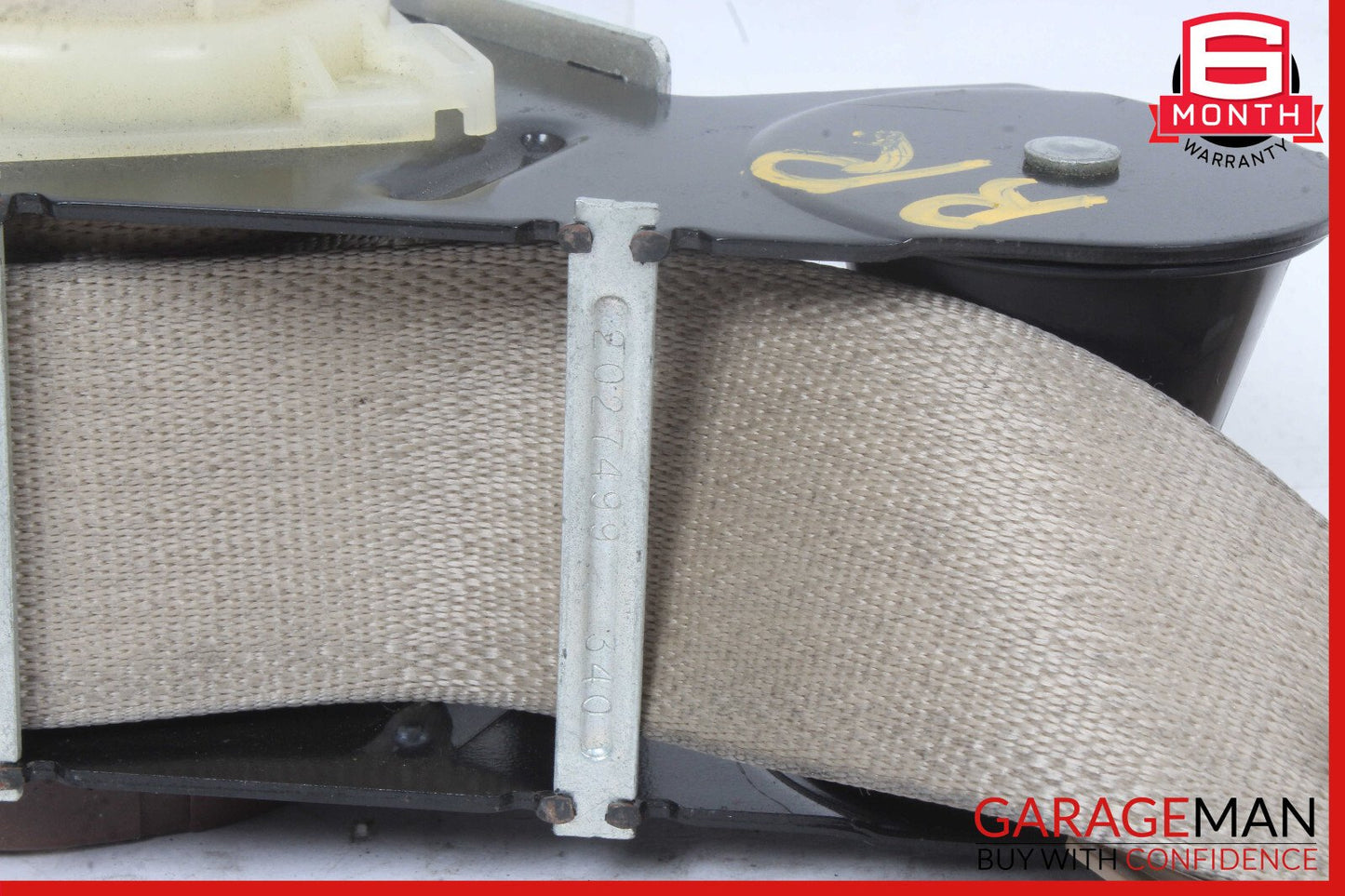 05-11 Cadillac STS Rear Right Seatbelt Seat Belt Retractor Beige OEM