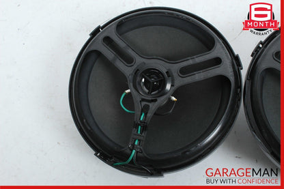 08-15 Mercedes W204 C300 Rear Left & Right Door Sound Speakers Set of 2 OEM