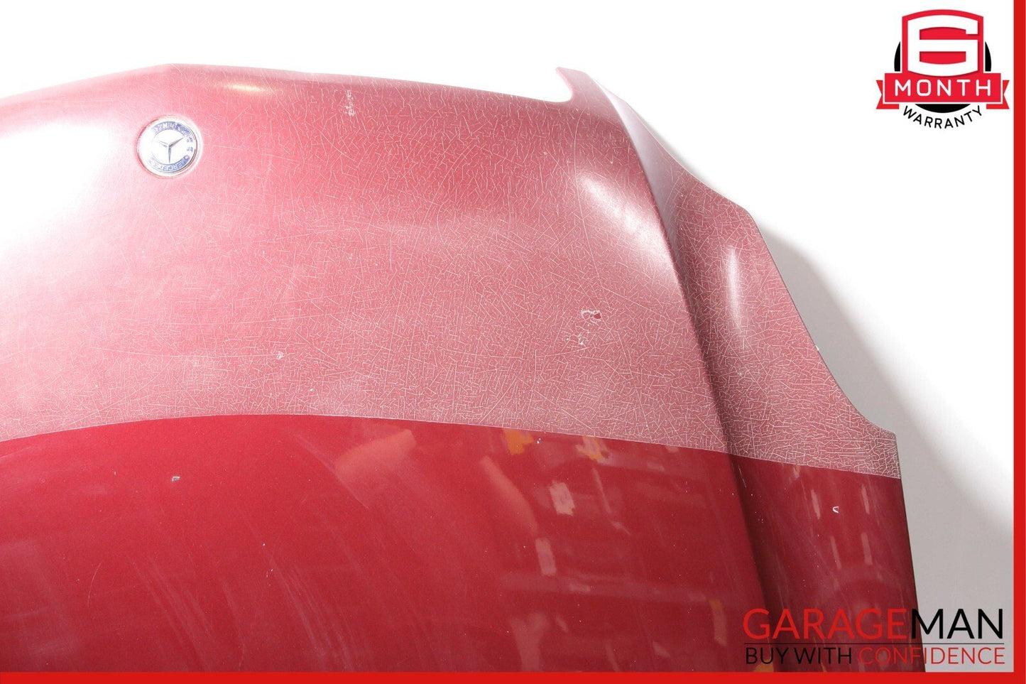 06-11 Mercedes W219 CLS500 CLS550 Front Hood Bonnet Cover Panel Assembly Red