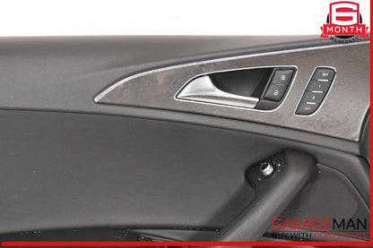 12-18 Audi A6 Front Left Side Interior Door Panel 4G1867103AD OEM