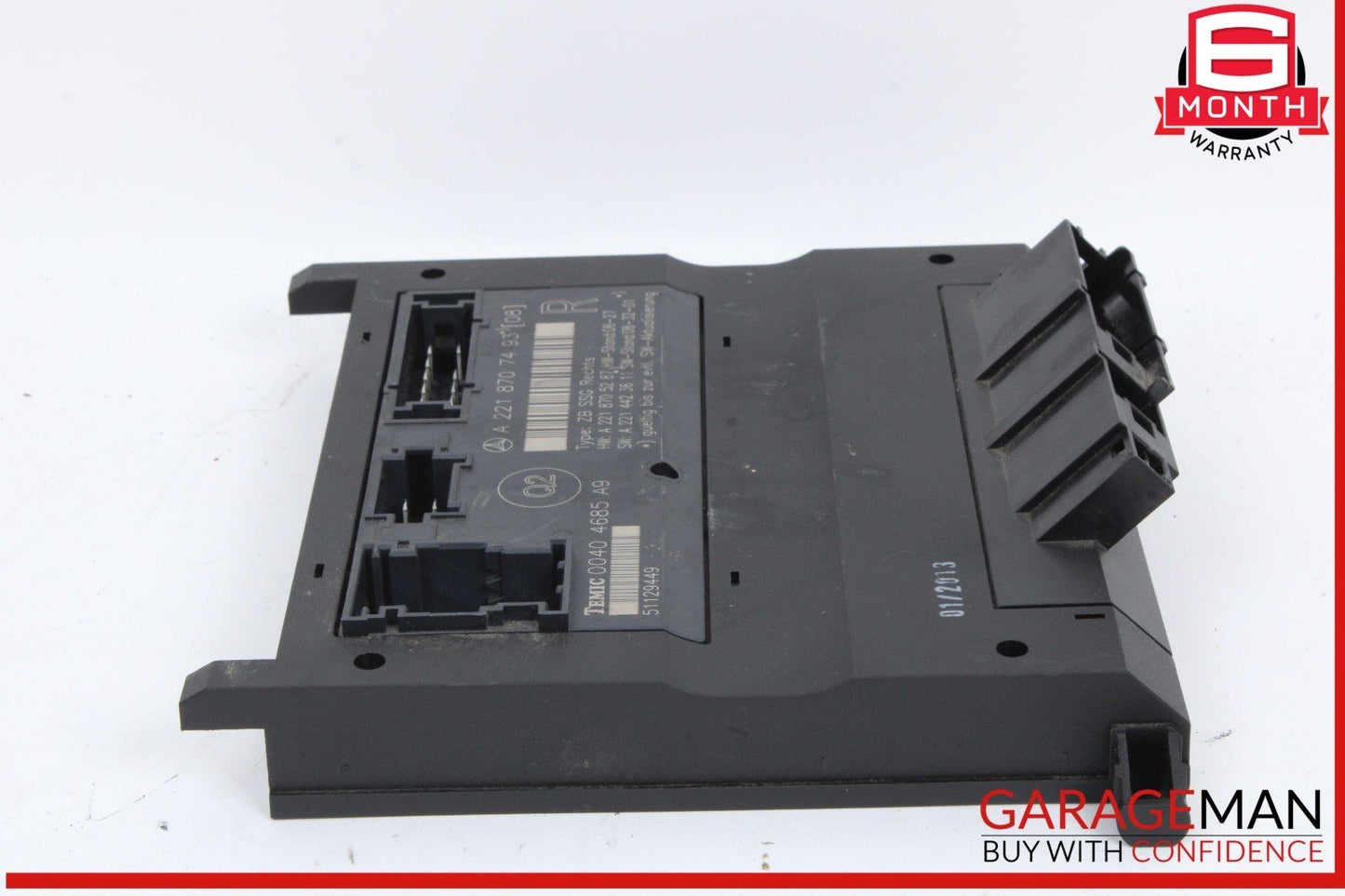 07-13 Mercedes W221 S550 Front Right Under Seat Control Module 2218707493 OEM