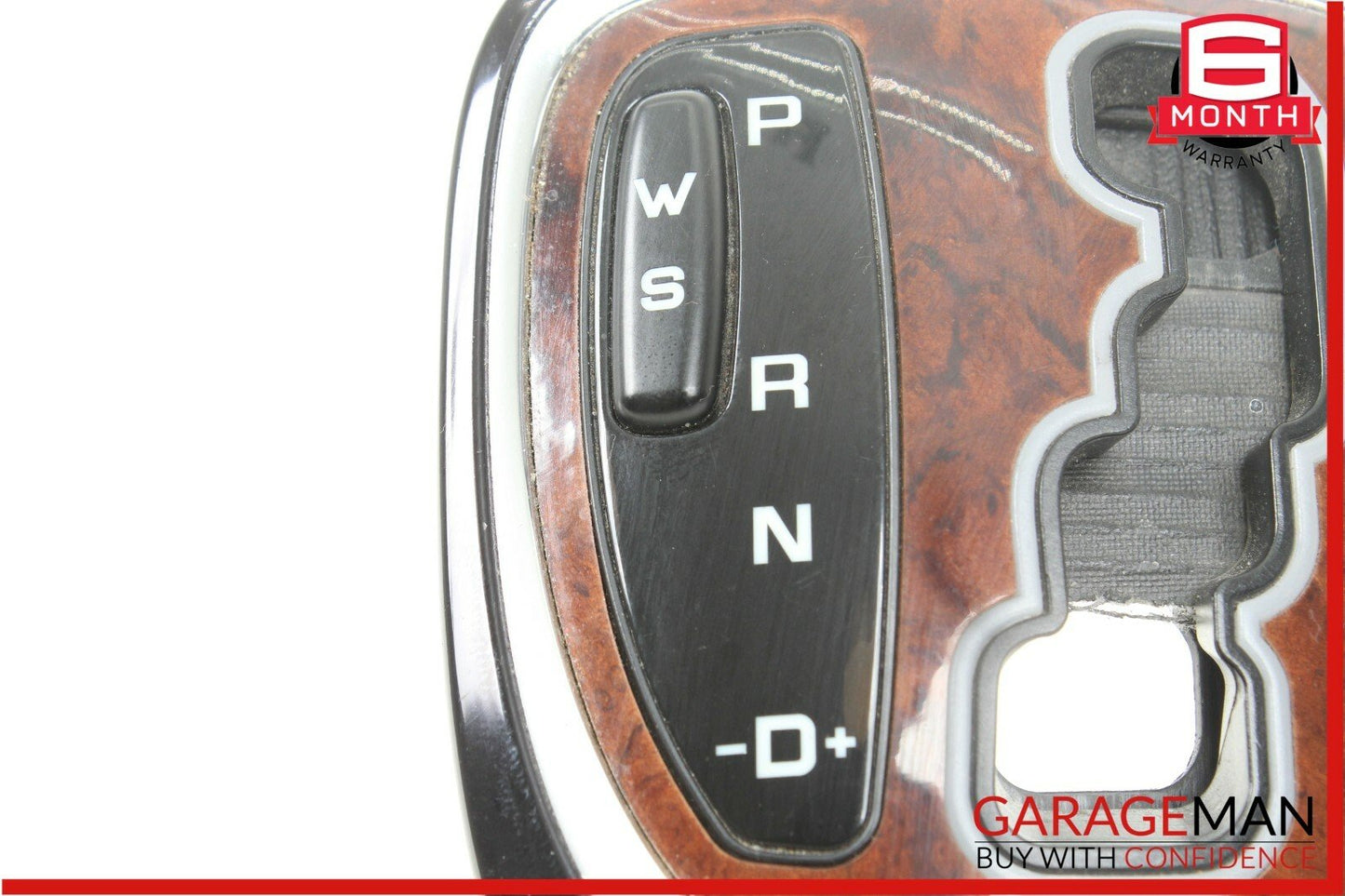 00-06 Mercedes W220 S55 Gear Shifter Bezel Trim Indicator Wood OEM