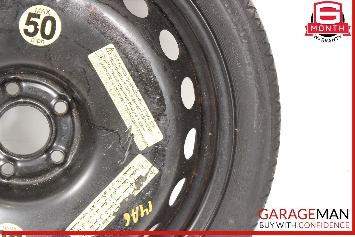 12-20 Audi A6 A7 Quattro Emergency Spare Tire Wheel T145/60 R20 105M OEM