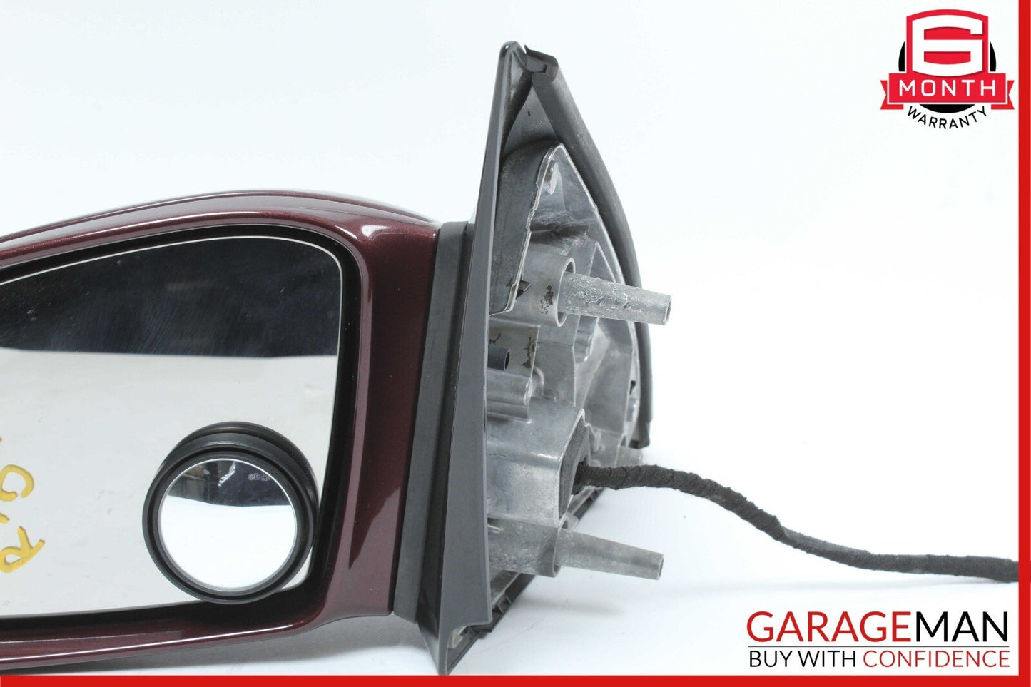 06-10 Mercedes W251 R350 Front Left Driver Side Mirror Door Rear View Red OEM