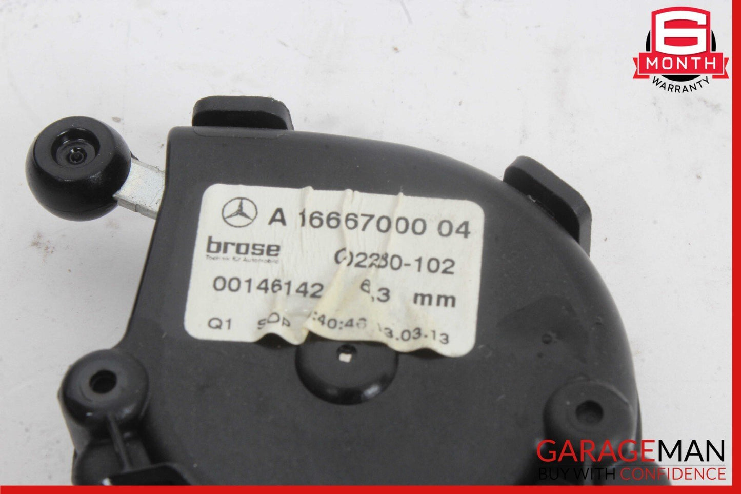 13-16 Mercedes X166 GL450 GL550 Rear Left Quarter Window Regulator Motor OEM