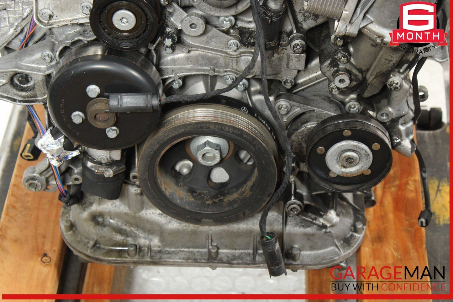 01-02 Mercedes W220 S55 CL55 AMG 5.5L Complete Engine Motor Block Assembly 185k