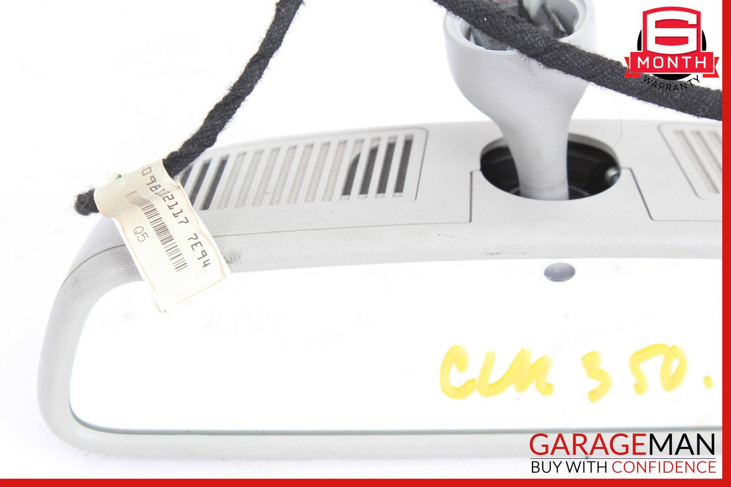 01-09 Mercedes W209 CLK500 C230 C240 C320 Interior Upper Rear View Mirror Grey