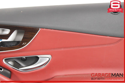 19-21 Mercedes W205 C300 C63 AMG Coupe Front Right Side Interior Door Panel OEM