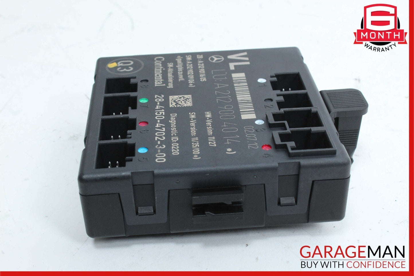 08-18 Mercedes W204 C250 C300 CLS550 Front Left Side Door Control Module OEM
