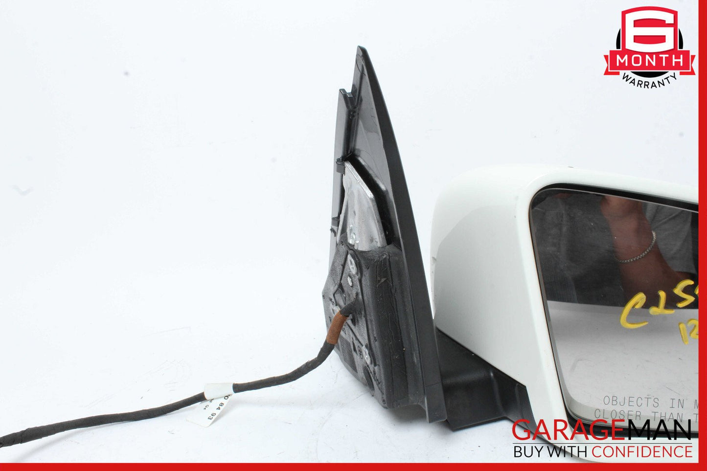 12-14 Mercedes W204 C250 C350 Right Side Rear View Door Mirror White OEM