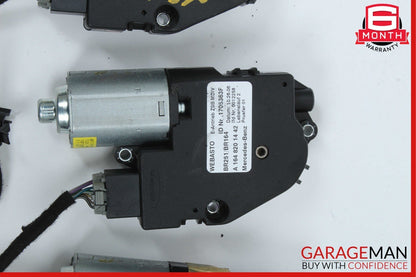 06-12 Mercedes W251 R500 ML550 Panoramic Sunroof Sun Roof Motor Set of 3 Pc