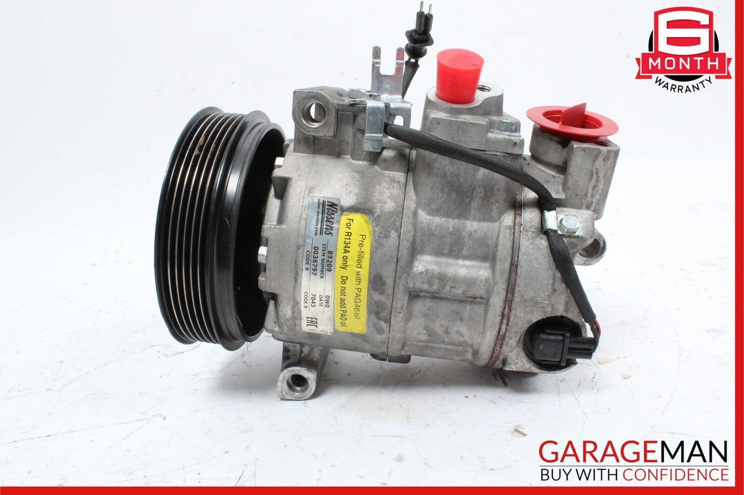 11-15 Audi A7 Q7 3.0L DENSO AC A/C Air Conditioning Compressor Pump Assembly OEM