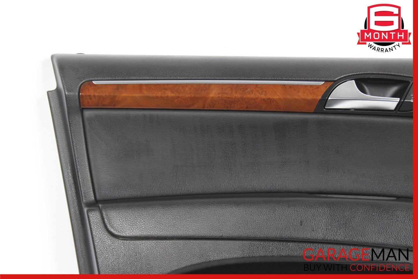 07-15 Audi Q7 Front Left Driver Side Door Interior Panel Trim Cover Black OEM