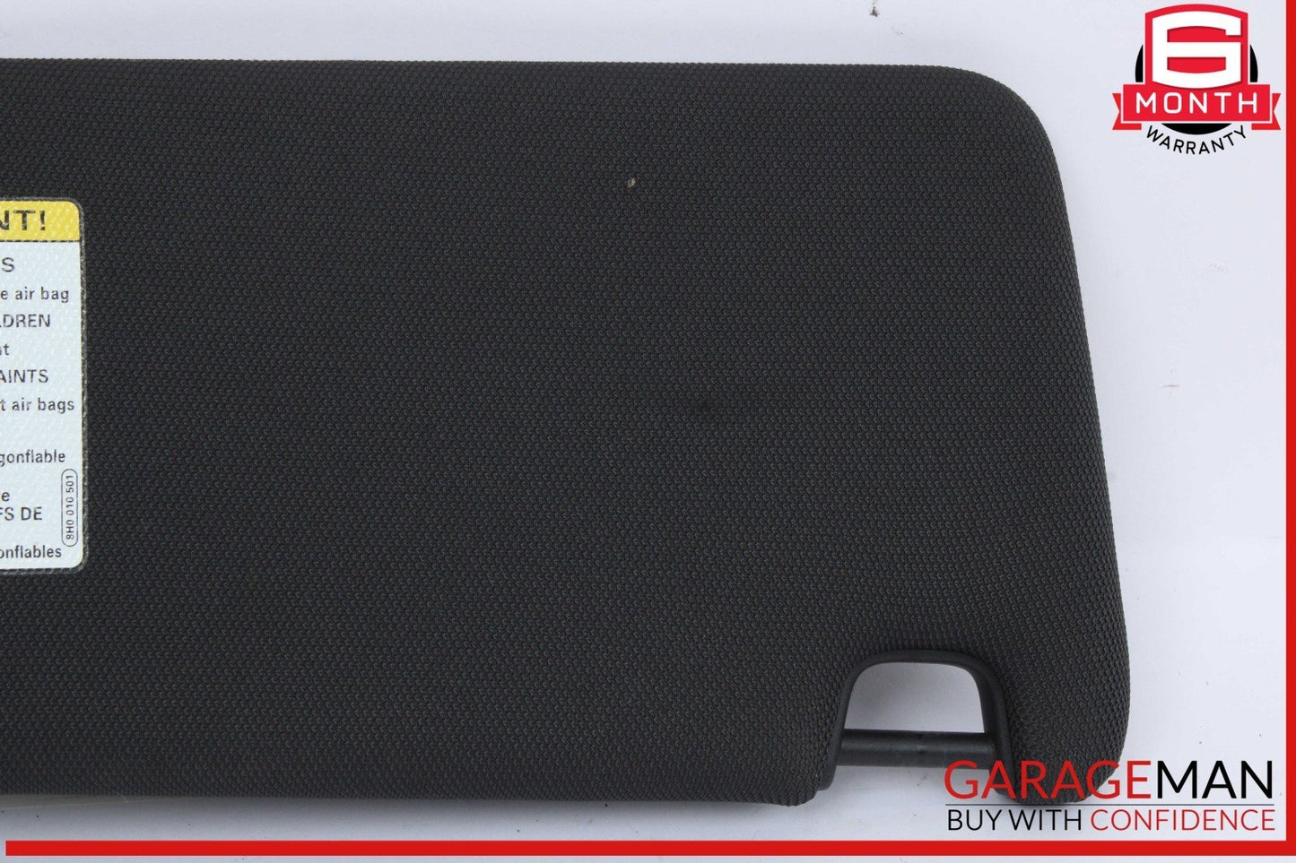 16-18 Audi A6 A7 Front Left Driver Side Sun Visor Sunvisor Black 4G0857551M OEM
