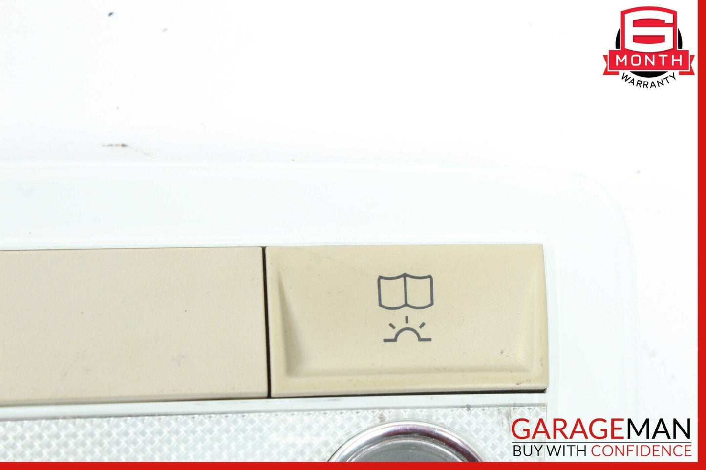 08-14 Mercedes W204 C250 C300 Rear Overhead Dome Light Lamp Reading Map Beige