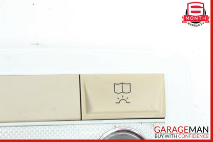 08-14 Mercedes W204 C250 C300 Rear Overhead Dome Light Lamp Reading Map Beige