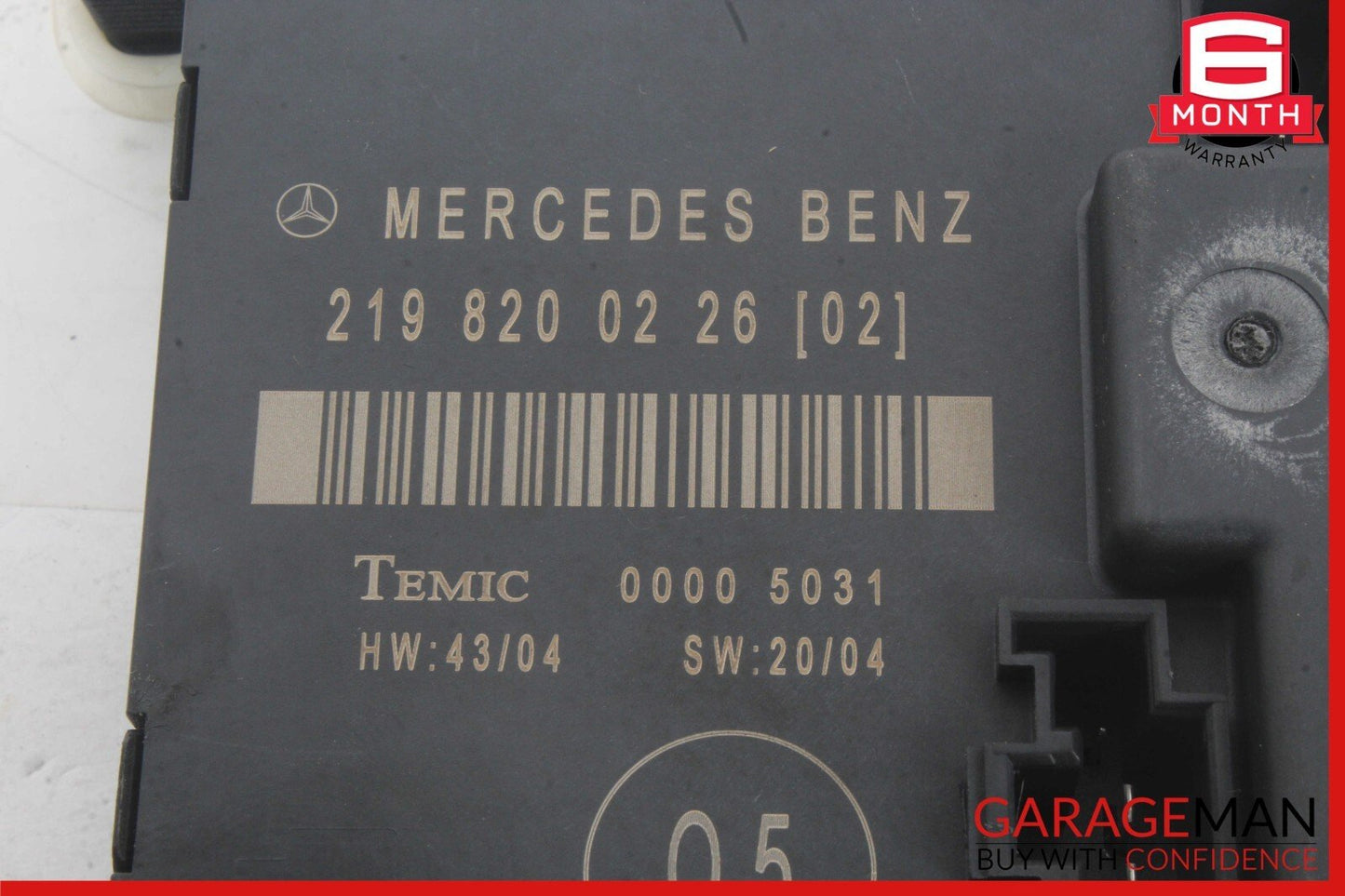 06-11 Mercedes W219 CLS550 CLS500 Rear Left Side Door Controller Module Unit OEM