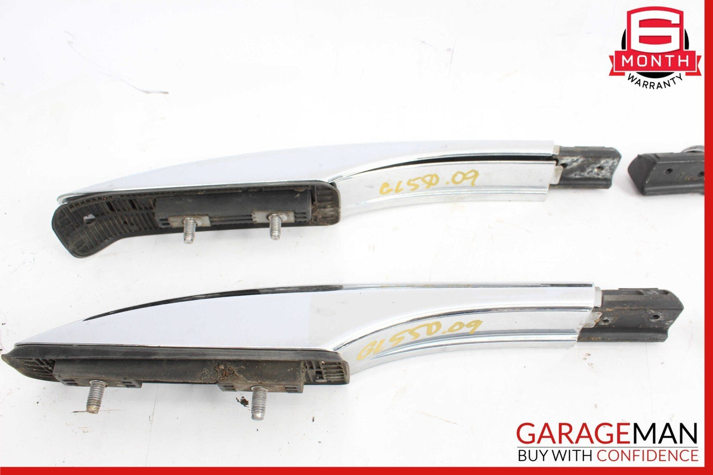 07-12 Mercedes GL550 Left & Right Baggage Roof Luggage Rack Rail Cover Caps Set