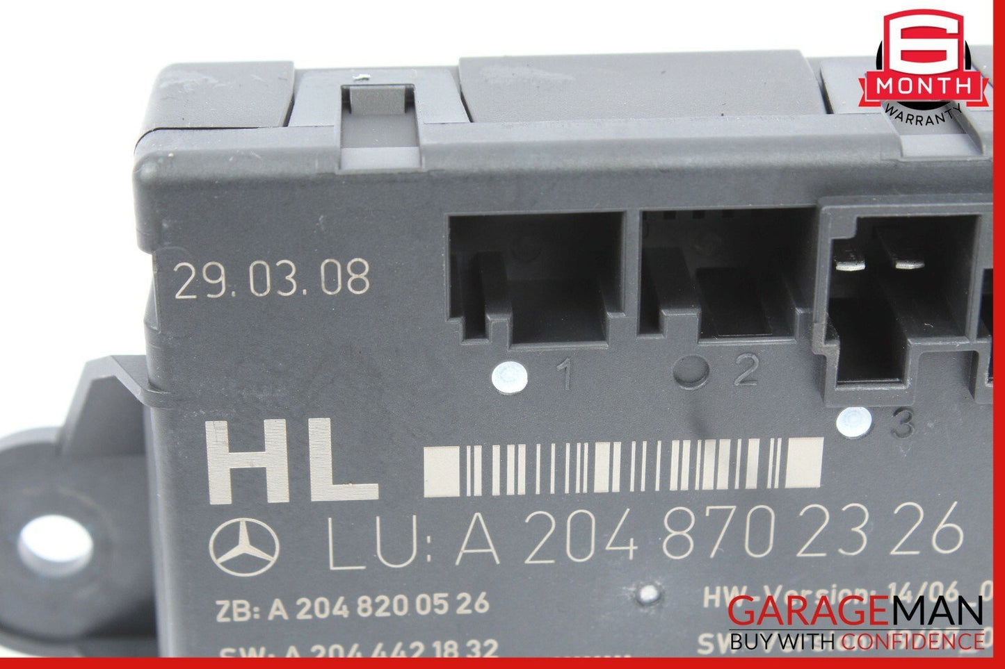 08-14 Mercedes W204 C300 C350 C63 AMG Rear Left Side Door Controller Module Unit