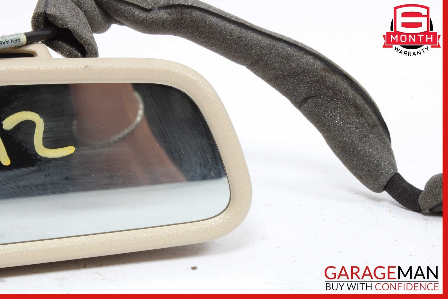 10-16 Mercedes W204 C250 Front Top Upper Rear View Mirror Assembly Beige OEM