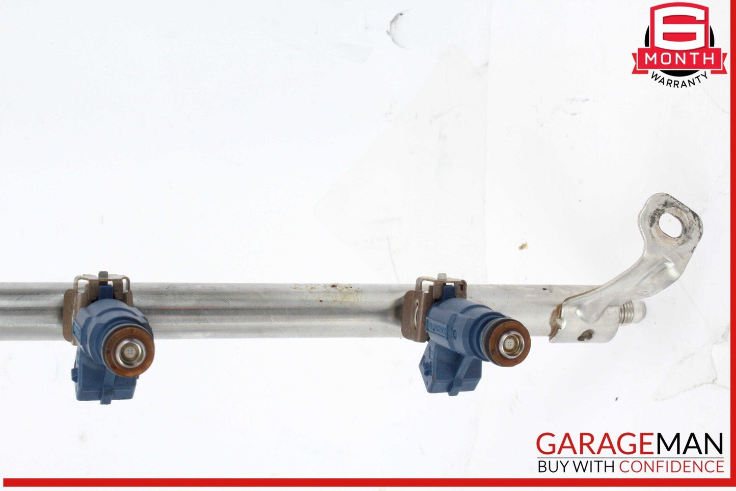 03-06 Porsche Cayenne Turbo 955 Fuel Injection Rail Fuel Pipe w/ Injectors