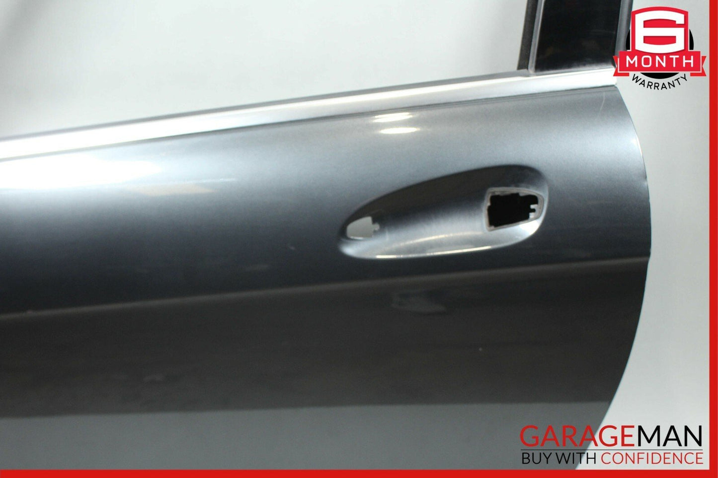 12-14 Mercedes W204 C250 C350 Coupe Front Left Exterior Door Shell Frame Gray