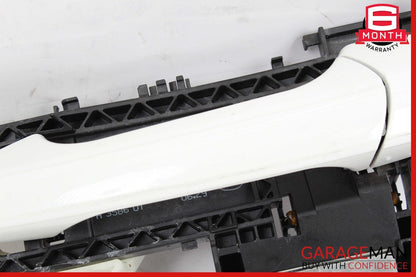 14-18 Mercedes W117 CLA250 Rear Left Side Exterior Door Handle Calcite White