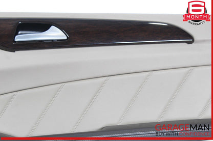 13-16 Mercedes X166 GL450 Rear Right Side Interior Door Panel Cover Trim OEM