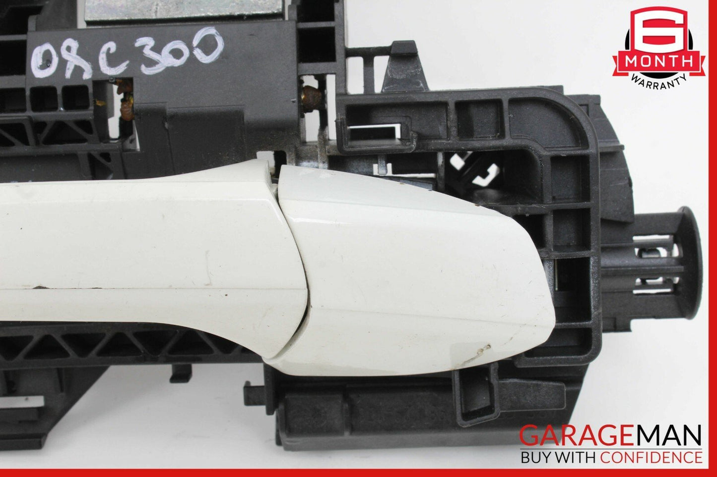 08-11 Mercedes W204 C250 C300 Rear Right Side Exterior Door Handle White OEM
