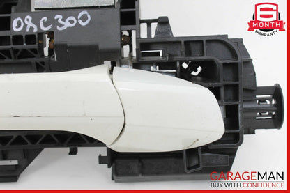 08-11 Mercedes W204 C250 C300 Rear Right Side Exterior Door Handle White OEM