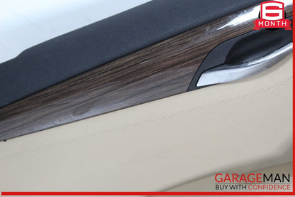 12-15 BMW X1 Rear Left Driver Side Interior Door Trim Panel OEM